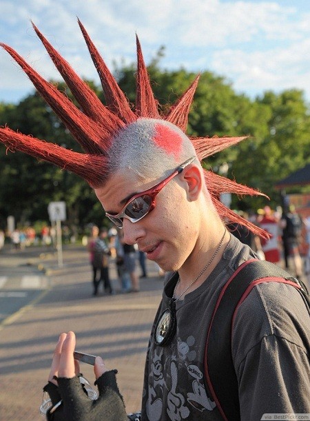 cool hair styles for punks