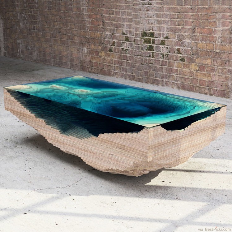 The Ocean Abyss Coffee Table ❥❥❥ http://bestpickr.com/cool-unique-coffee-tables-unusual-ideas