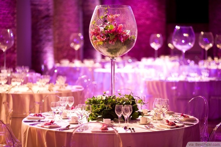 wedding reception centerpieces