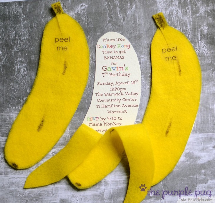Unique Handmade Banana Baby Shower Invitation Idea ❥❥❥ http://bestpickr.com/printable-monkey-baby-shower-invitations
