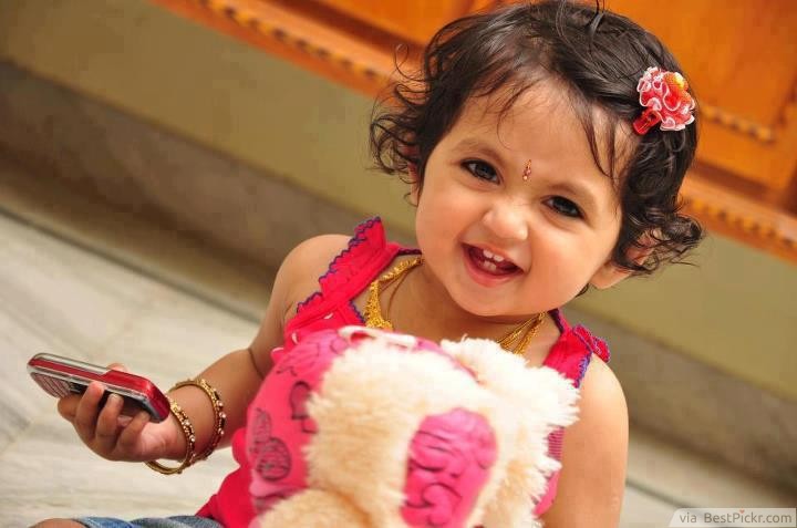 Cutest Indian Baby Girl Smile